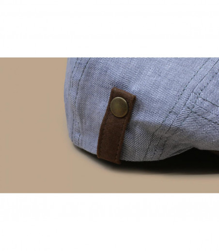 grey linen beret grey linen beret